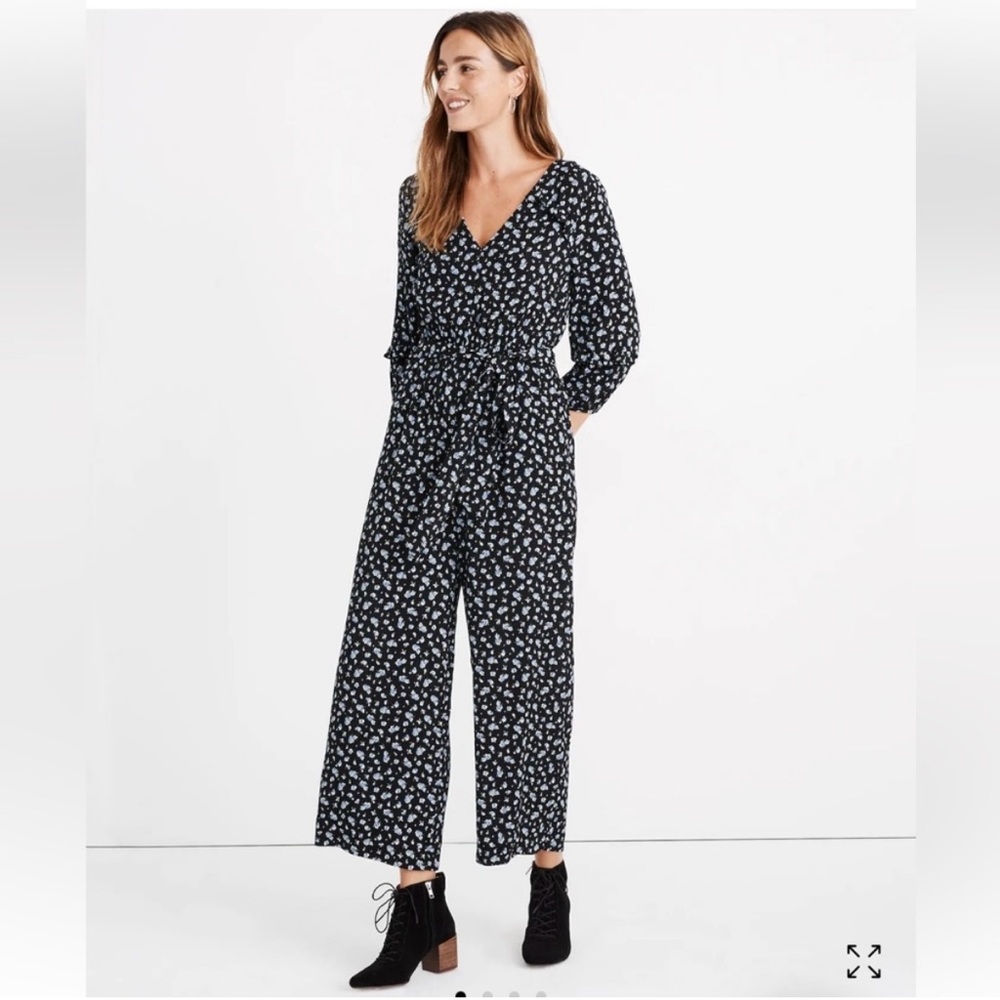 Madewell Floral Jumpsuit